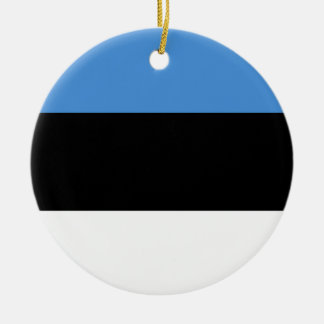 Estonia Flag Ceramic Ornament