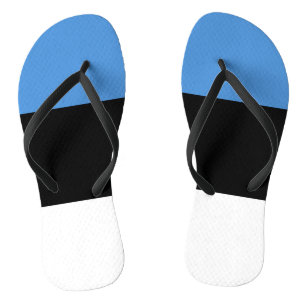 Estonia Flag Flip Flops