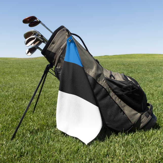Estonia flag golf towel (Green)