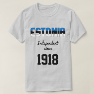 Estonia Flag Independence Celebration T-Shirt