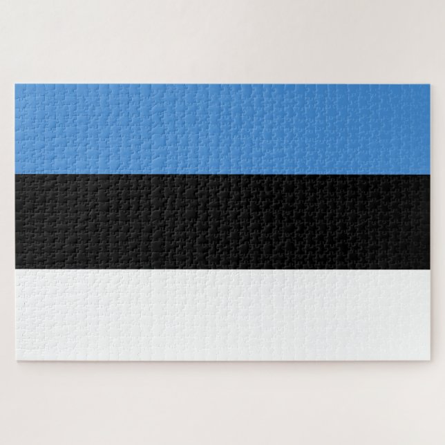 Estonia Flag Jigsaw Puzzle (Horizontal)