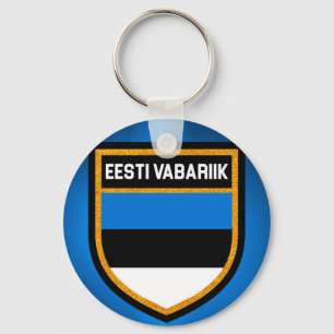 Estonia Flag Keychain