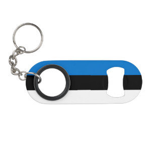 Estonia Flag Keychain Bottle Opener