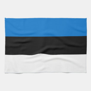 Estonia flag kitchen towel