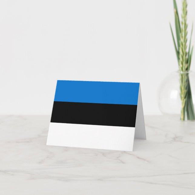 Estonia flag note card (Front)