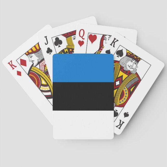Estonia Flag Playing Cards (Back)