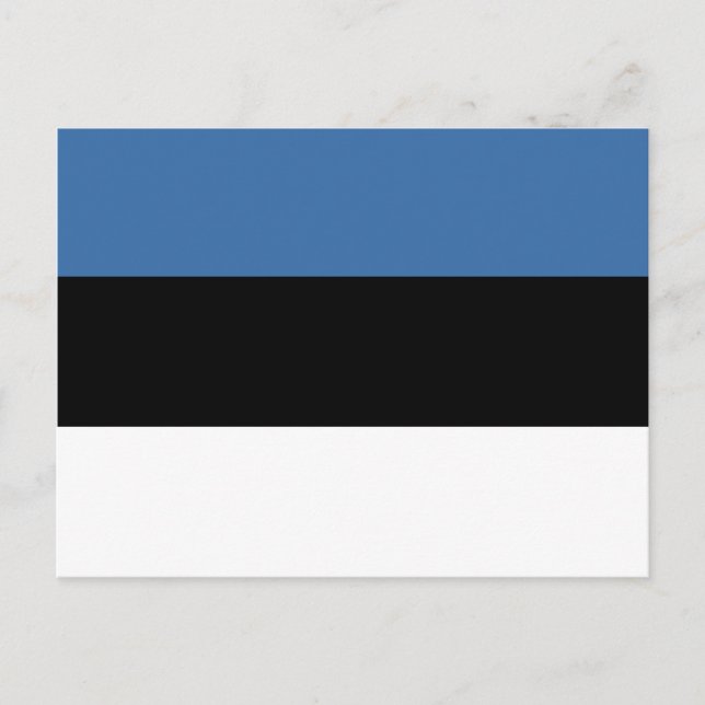 Estonia Flag Postcard (Front)