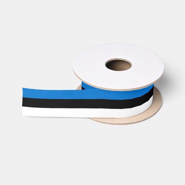 Estonia Flag Satin Ribbon (Spool)