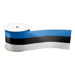 Estonia Flag Satin Ribbon