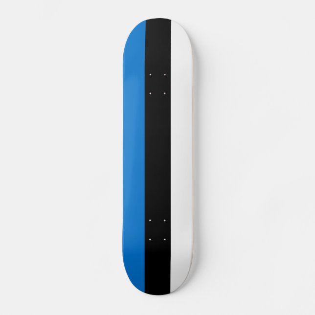 Estonia Flag Skateboard (Front)