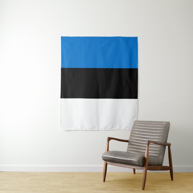 Estonia flag tapestry (In Situ)