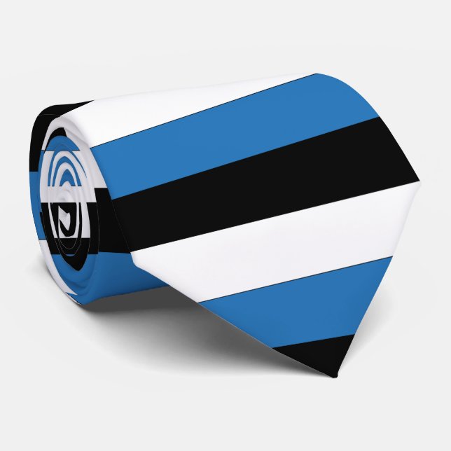 Estonia Flag Tie (Rolled)