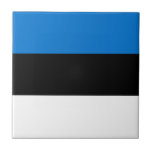 Estonia Flag Tile<br><div class="desc">Patriotic flag of Estonia.</div>