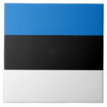 Estonia Flag Tile<br><div class="desc">Celebrate Estonia’s heritage and cultural pride with this beautifully crafted tile featuring the flag of Estonia! This striking tile proudly showcases the iconic blue, black, and white tricolor, symbolizing Estonia’s enduring spirit, freedom, and identity. Whether used as a decorative accent, a meaningful keepsake, or a functional element in your home...</div>