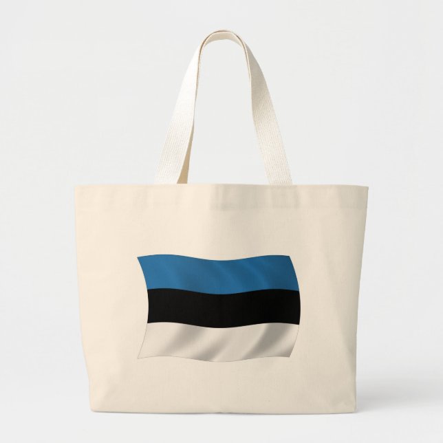 Estonia Flag Tote Bag (Front)