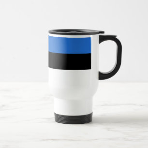 Estonia Flag Travel Mug