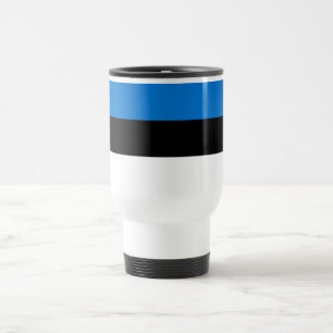 Estonia Flag Travel Mug