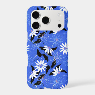 Estonia iphone case. Blue floral colours