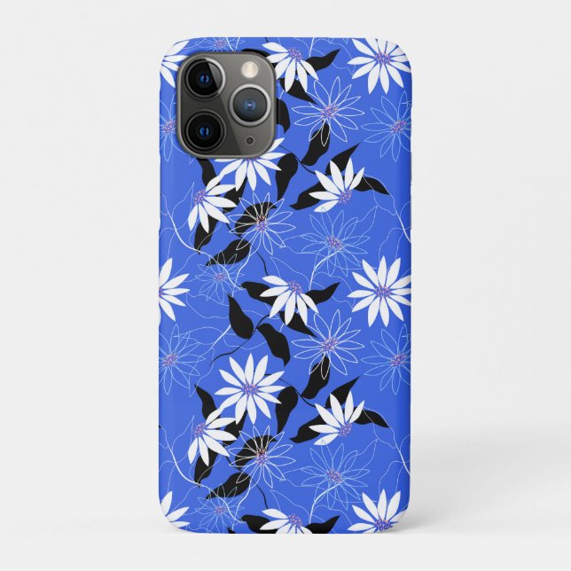 Estonia iphone case. Blue floral colours Case-Mate iPhone Case (Back)
