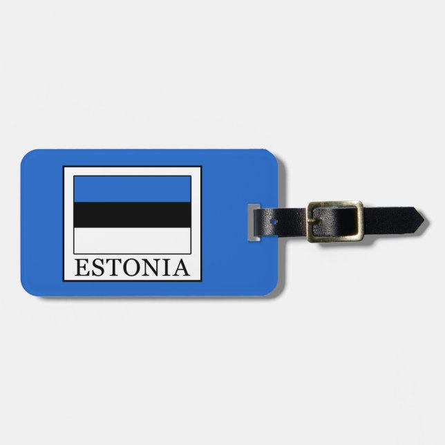 Estonia Luggage Tag (Front Horizontal)