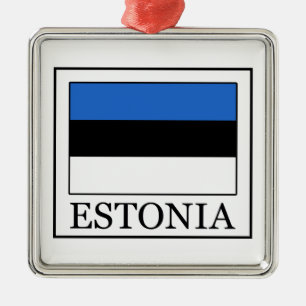 Estonia Metal Ornament