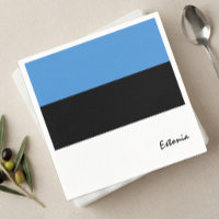 Estonia Napkins, Estonian flag party /sport fans