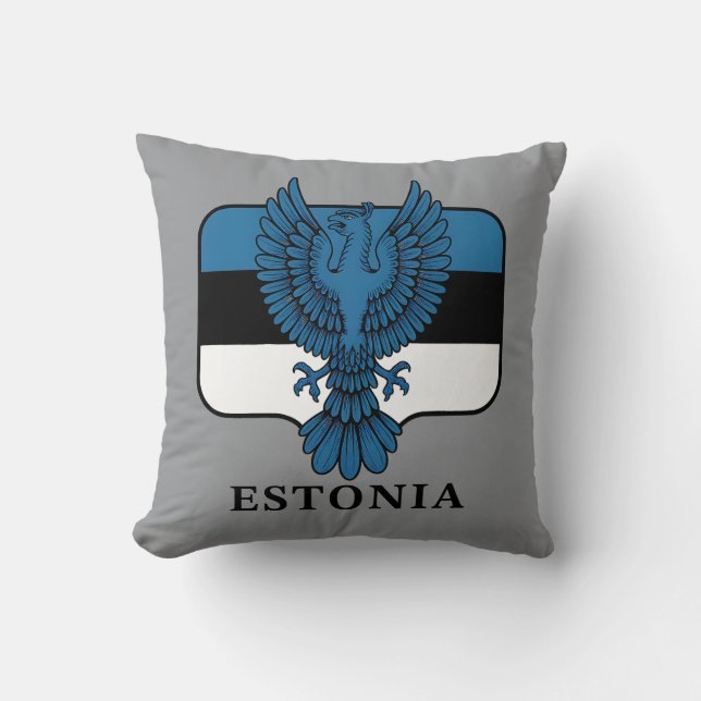 Estonia Northern Europe Throw Pillow (Front)
