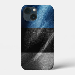 Estonia silk flag iPhone 13 mini case