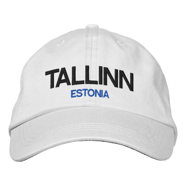 Estonia Tallinn Personalized Adjustable Hat (Front)