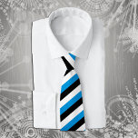 Estonia Ties, fashion Estonian Flag business Tie<br><div class="desc">Neck Tie: Patriotic Estonian Flag fashion and Estonia business design - love my country,  office wear,  travel,  national patriots / sports fans</div>