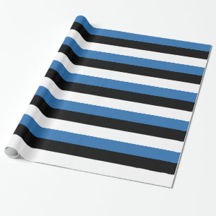 Estonian Falg Wrapping Paper
