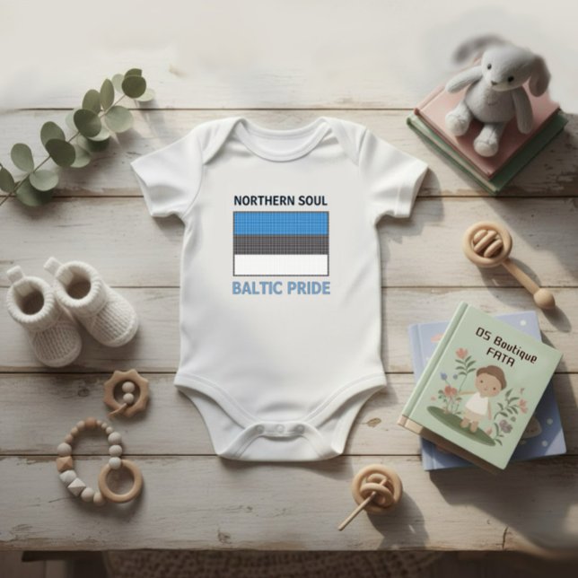 Estonian flag baby bodysuit (Creator Uploaded)