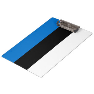 Estonian Flag Clipboard
