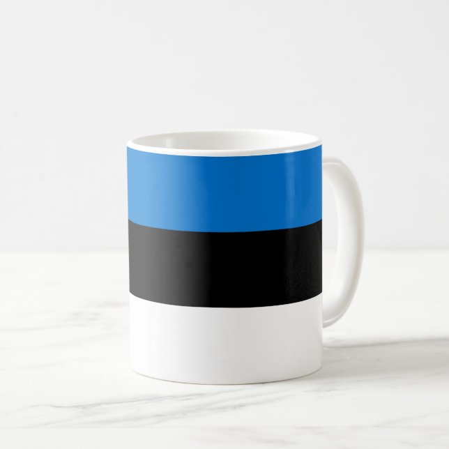 Estonian Flag Coffee Mug (Front Right)