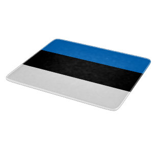 Estonian Flag Cutting Board