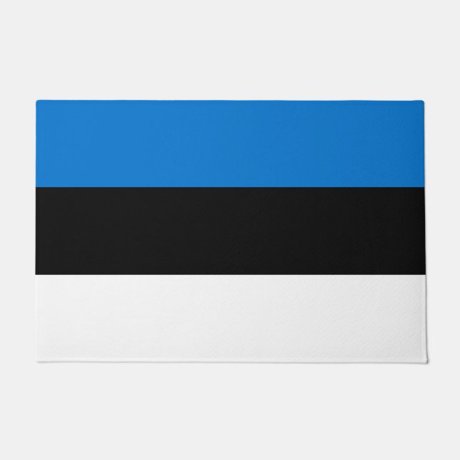 Estonian Flag Doormat (Front)