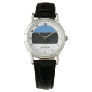 Estonian Flag & Estonia trendy fashion /design Watch