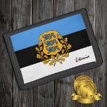 Estonian flag fashion, Estonia patriots / sports Trifold Wallet<br><div class="desc">WALLETS: Estonia & Estonian Flag fashion - love my country,  travel gifts,  grandpa birthday,  national patriots / sports fans</div>