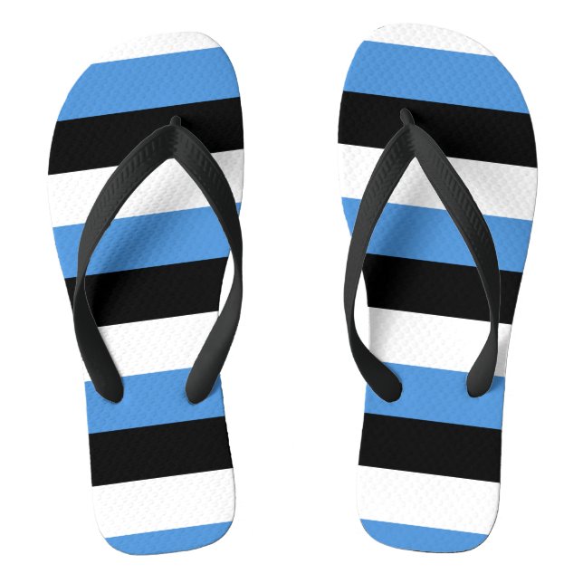 Estonian flag flip flops (Footbed)