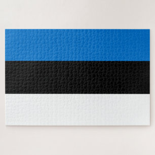 Estonian Flag Jigsaw Puzzle