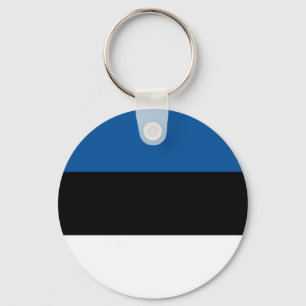 Estonian Flag Keychain