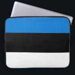 Estonian Flag Laptop Sleeve<br><div class="desc">This design features the national flag of Estonia (officially the Republic of Estonia), which is a country on the eastern coast of the Baltic Sea in Northern Europe. It is bordered to the north by the Gulf of Finland across from Finland, to the west by the Baltic Sea across from...</div>