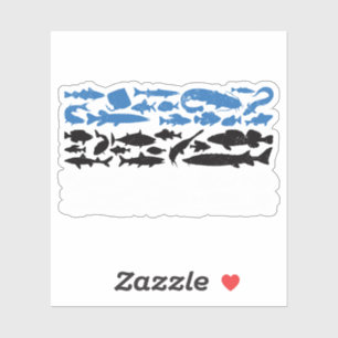 Estonian Flag Made of Fish – Fishing Design