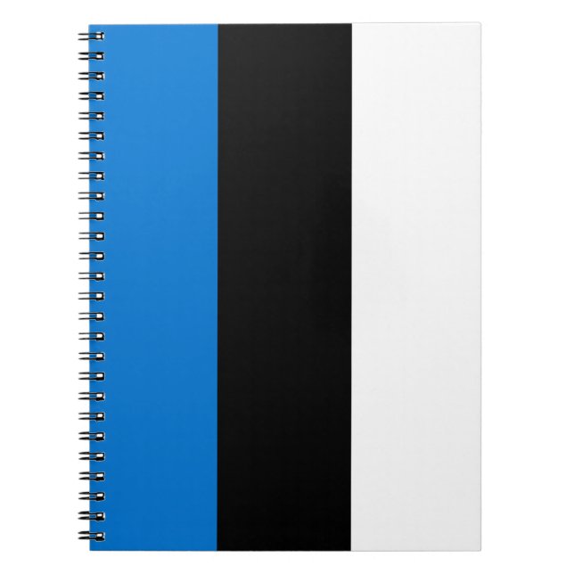 Estonian Flag Notebook (Front)