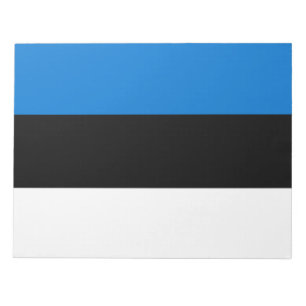 Estonian Flag Notepad