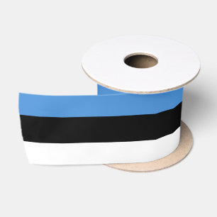 Estonian Flag ribbon, Estonia patriots /sports Satin Ribbon
