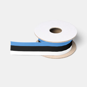 Estonian Flag ribbon, fashion /sports, Estonia Satin Ribbon