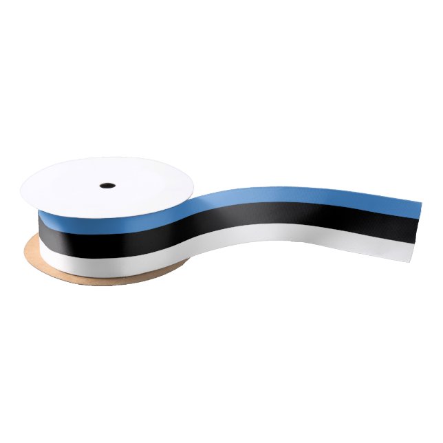 Estonian flag ribbon satin ribbon (Spool)