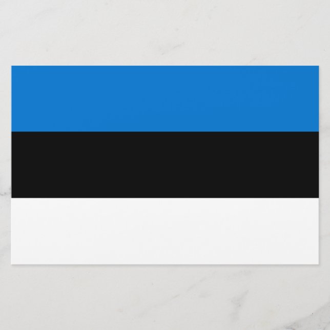 Estonian Flag Stationery (Front)