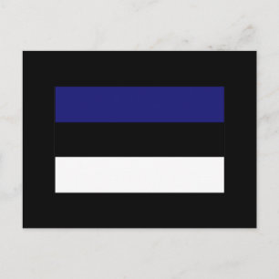 Estonian Flag T-shirts and Gifts Postcard
